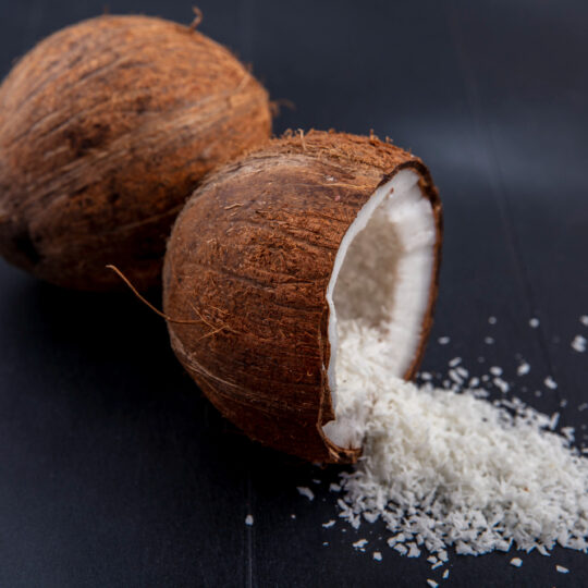 Desiccated coconut